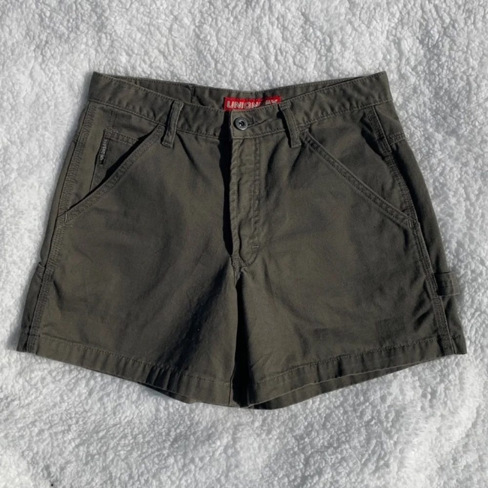 Vintage Union Bay Green High-Rise Hiking Short